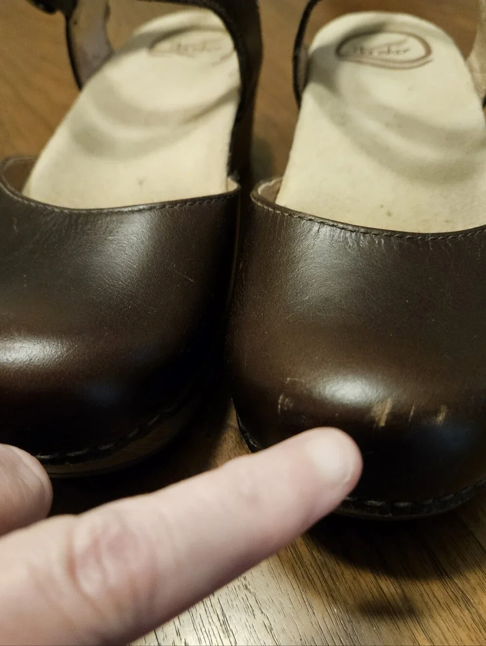 Dansko Sam Mary Janes _ Brown Leather - Picture 5 of 7